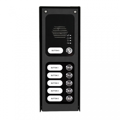 Interphone collectif GSM 6 boutons