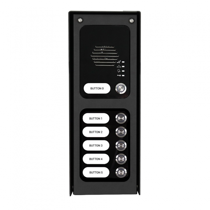 Interphone collectif GSM 6 boutons