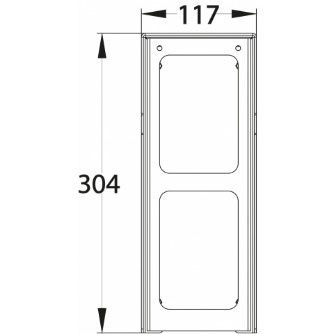 Interphone GSM 6 boutons dimensions