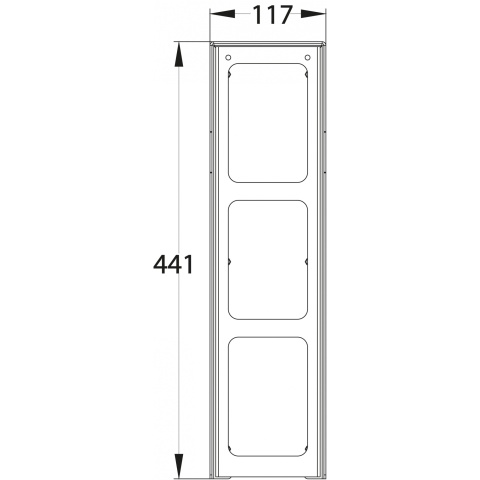 Interphone 7 boutons GSM dimensions